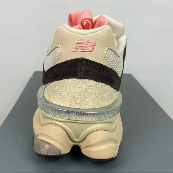 New Balance Men’s Sandstone Brown White 9060 Athletic Y2K Inspired Sneakers‎ - Picture 11 of 12